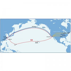 चीन-यूएस स्पेशल लाइन (मॅटसन आणि COSCO वर समुद्र-फोकस)