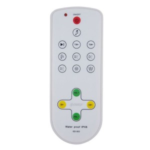 OEM white waterproof IPX6 infrared remote control universal smart remote control