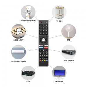 Remote control TV terbaru dengan mikrofon remote nirkabel Ir belajar + remote control suara google