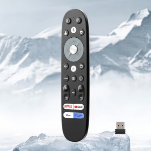 módel 163 Sérsniðin OEM ODM Andstæðingur-shock Bluetooth fjarstýring fyrir sett-top box DVD spilara Smart TV