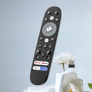 model 163 Custom OEM ODM Anti-shock bluetooth Remote Control Bakeng sa Set Top Box DVD Player Smart TV