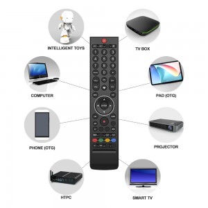 Univerzálny náhradný diaľkový ovládač pre domácu TV set-top box pre HD prehrávač s infračerveným diaľkovým ovládačom