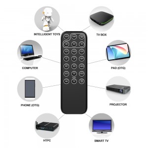 OEM ODM Custom Ultra-thin Infrared Remote Control for Colorful RGB LED Light Universal 38K IR Remote Controller