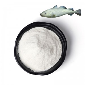 Keamanan alami Bubuk peptida kolagen kulit ikan laut tanpa rasa, tidak berbau, untuk Mempromosikan Rambut, Kuku, Kulit, Tulang