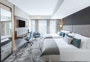 High definition Sleep Inn Hotel Furniture - Crowne Plaza IHG hotel bedroom set – Taisen