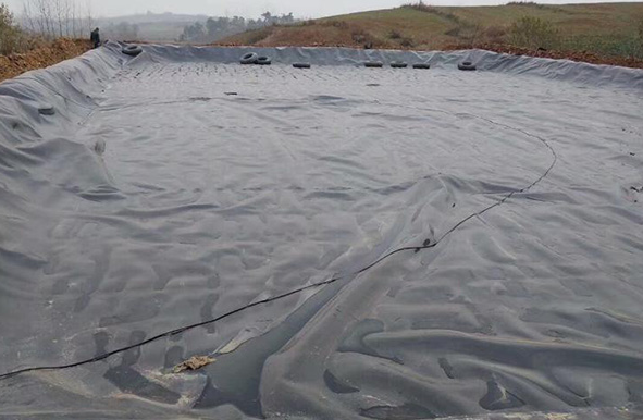 The laying of geotextile is not very troublesome