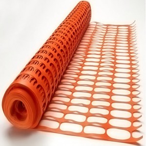 100 g/m² plastic oranje verkeersveiligheidsnethek