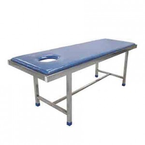 Anti-baterial stainless steel massage table