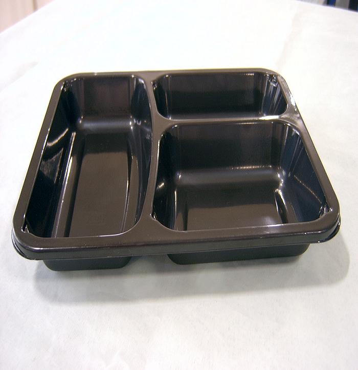Nkeji atọ enwere ike ikpofu plastic nri microwaveable akpa, ụlọ ọgwụ ahụike tray oven pep tray