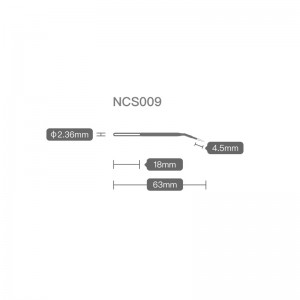Elèctrodes electroquirúrgics d'agulla reutilitzables NCS009