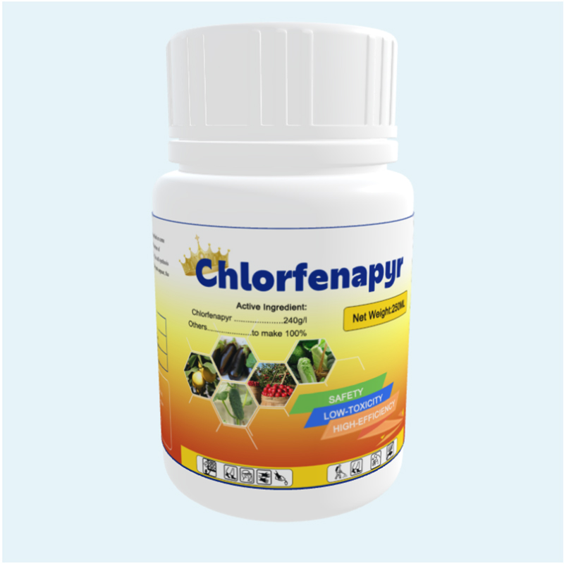 Լավ որակի գյուղատնտեսական թունաքիմիկատ գործարանային գնով Chlorfenapyr 240g/L SC, 360g/L SC, 20%EW