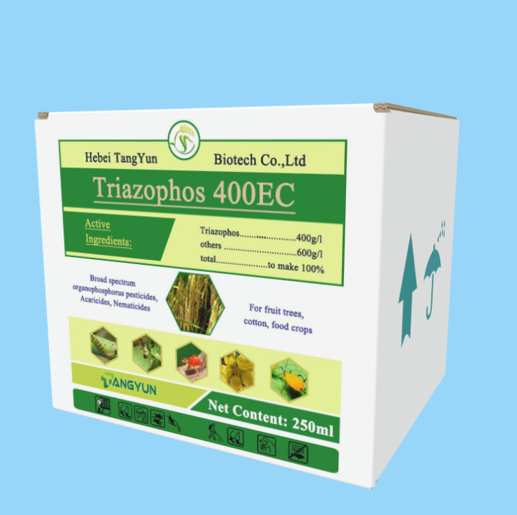 Insettiċida tal-larva tar-ross Triazophos 40% EC