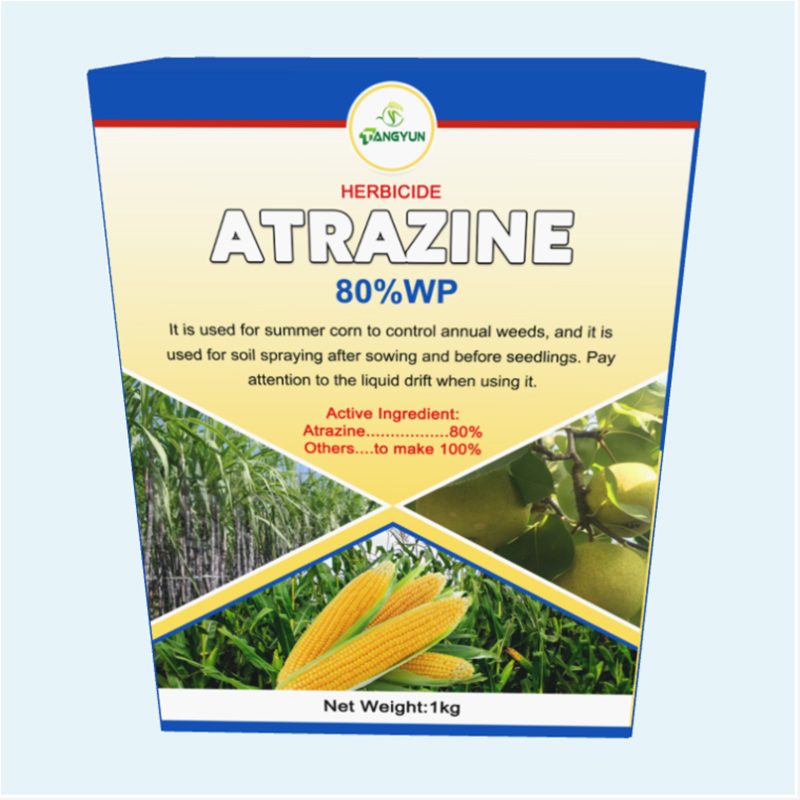 Популярдуу Селективдүү гербицид жүгөрү үчүн Weedicide Atrazine 48%wp