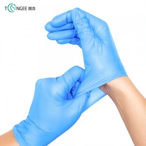 100 Box Wholesale Manufacturers Coated Cheap Prices Blue Examination Powder Free Disposable Vinyl Nitrile Blend Gloves