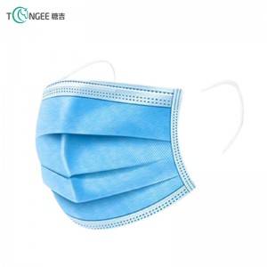 Disposable 3 layers face mask for personal protective