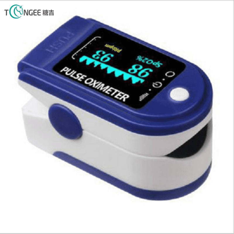 Portable fingertip pulse oximeter for household use