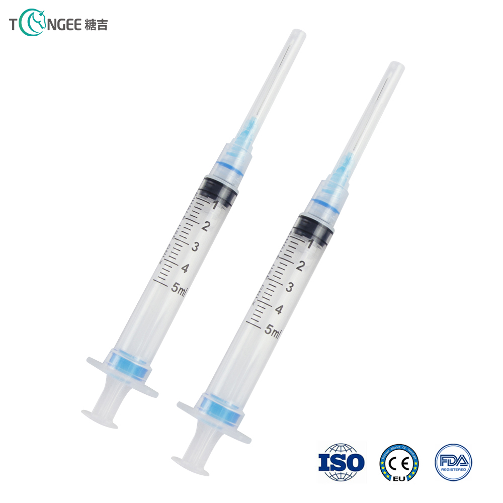 Disposable Medical Syringe Manufacturers 5ml Auto-Disable Syringe With Production Line