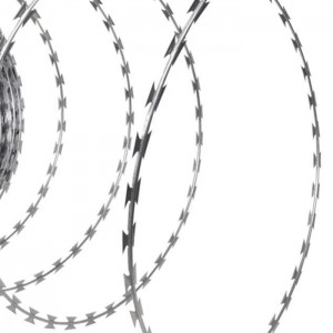 Cuerda de púas de hoja de red protectora de prisión de aeropuerto