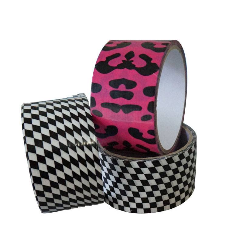 Duck Brand Black On Pink Polka Dot Duct Tape New Factory Sealed
