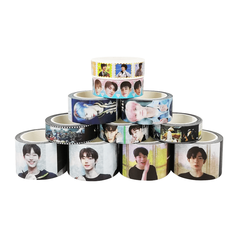 ODM own design kpop washi paper tape with customise logo 1