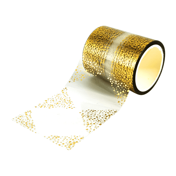 New Fashion Design for Personalised Washi Tape - Clear Foil Tape – Heart Corners – Feite