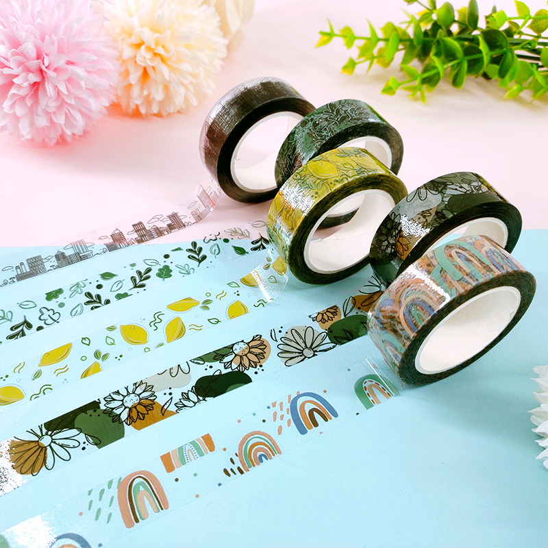 Custom Clear Printed Washi Tape Decoration Tape DIY Tape