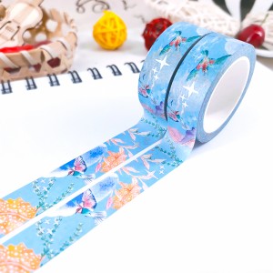 Waterproof OEM custom printed washi tape wholesale washi paper tape
