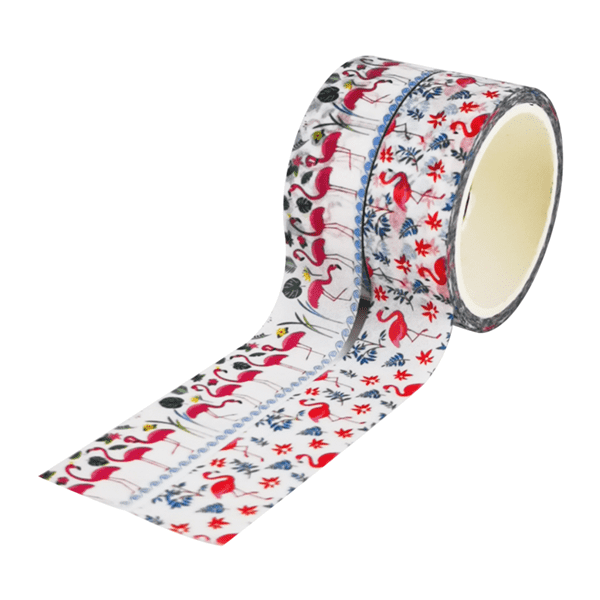 Discount Price Cmyk Printing Washi Tape - Flamingo Washi Tape – Feite