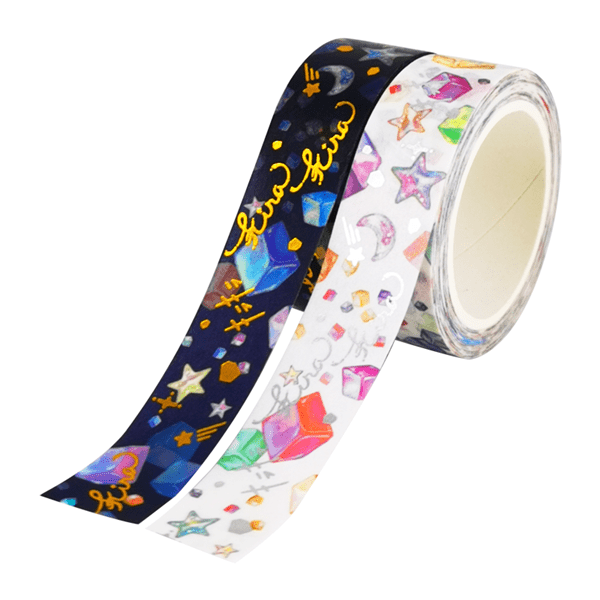 Discount Price Wide Washi Tape - Foil Washi Tape – Moon Stars – Feite