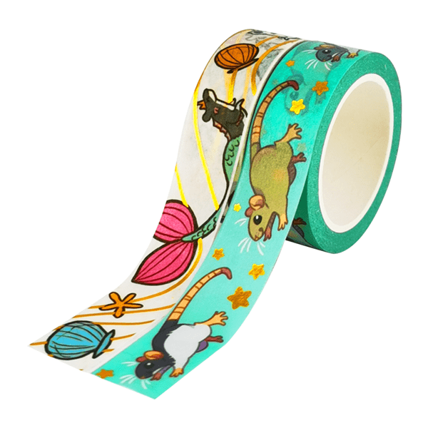 Renewable Design for Holographic Washi Tape - Mouse Washi Tape – Feite