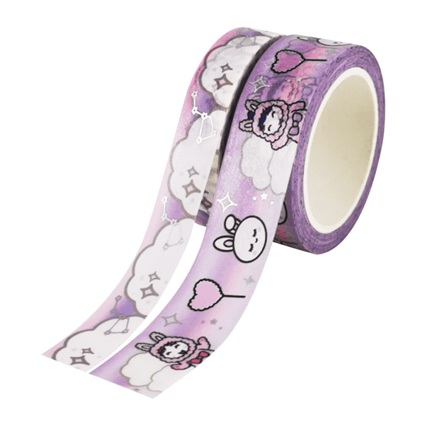 Short Lead Time for Wholesale Japanese Washi Tape - Holographic Silver Washi Tape – Stars Rabbit – Feite