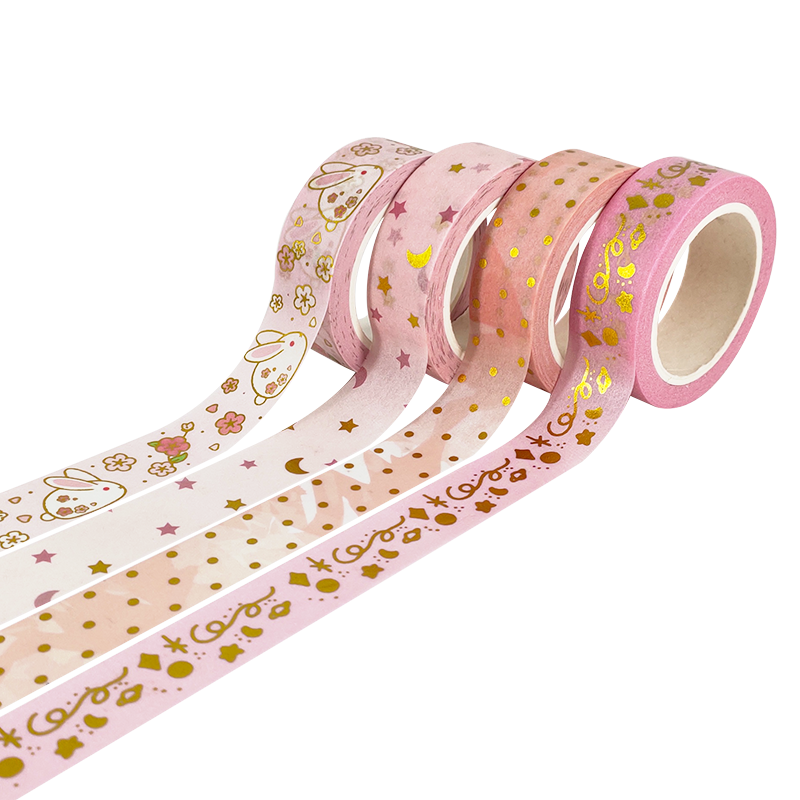 high quality bulk printed washi tape and foil washi tape for wholesale