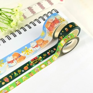 Custom make japanese foil washi masking tape supplier