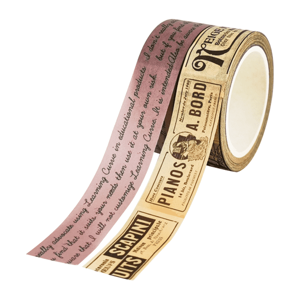Factory Promotional Donut Washi Tape - Vintage Washi Tape – Words – Feite