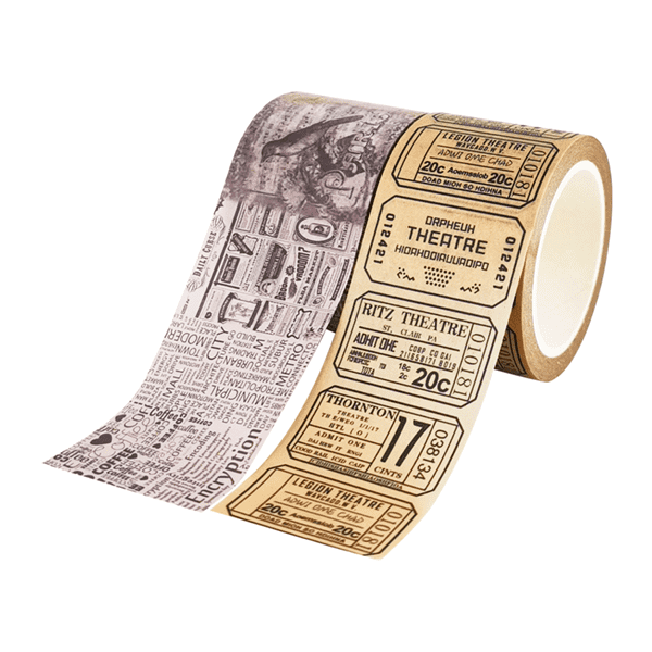 Factory Outlets Wide Size Washi Tape - Vintage Washi Tape – Newspaper – Feite
