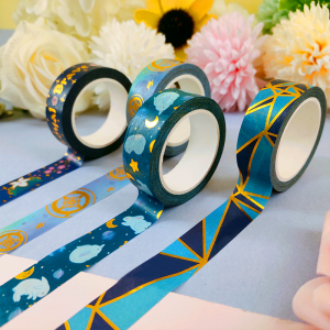 Wholesale custom logo decoration japanese washi tape in bulk supplier
