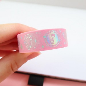 Order customized print your own design foil washi tape China factory
