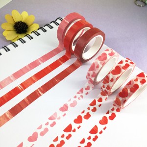 Custom printing flower japanese washi masking tape wholesale for decorate