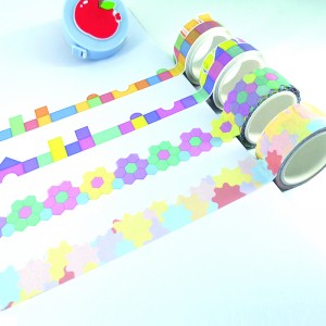 Custom Printed DIY Postal gift wrapping Die cutting Die Cut Washi Tape