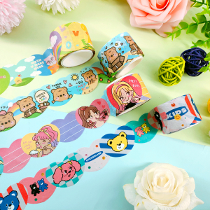 Custom Printed Stationery Colored Masking Wholesale Die Cut Washi Tape
