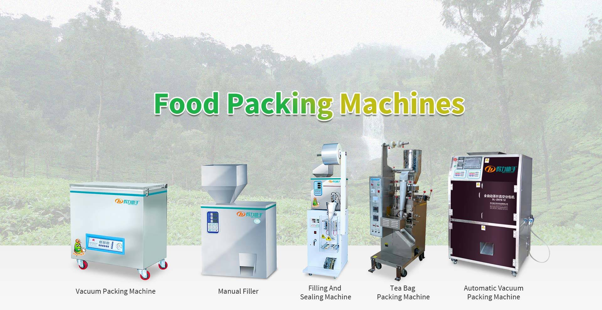 Stroje na balení potravin