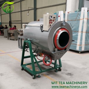 Masina de fixare a ceaiului verde pentru încălzire cu gaz lichid în butoi de 50 cm ZC-6CST-50