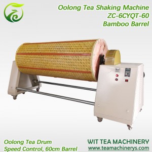 60 cm de diámetro 150 cm de longitud Oolong Tea Shaking Machine Oolong Drum ZC-6CYQT-60T