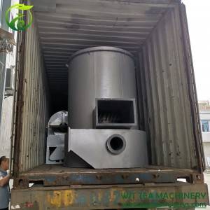 Makinë për sterilizues për tharjen e çajit jeshil ZC-6CHL-CM30 me zinxhir për ngrohje me dru/qymyr