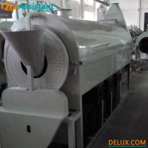 Máquina de processamento de fixação contínua de folhas de chá verde para aquecimento de carvão de madeira 6CSTL-CM80