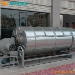 Máquina de lanzamento de follas de té de aire quente de té Oolong 6CZQ-110T