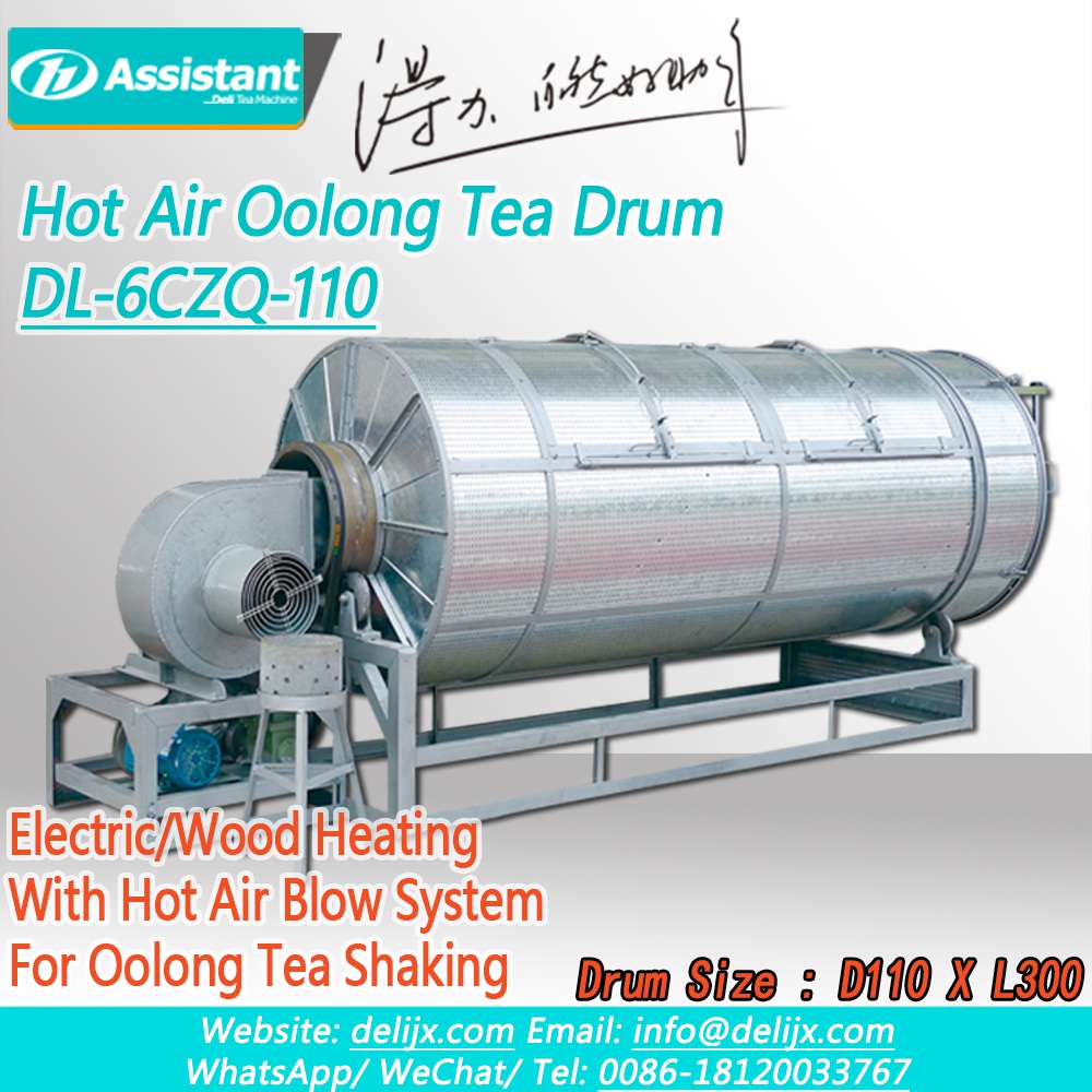 Oolong Tea Hot Air Tea Leaf Tossing Rub-wither Machine 6CZQ-110T Featured Image
