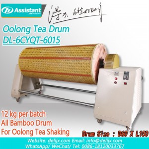 Machine à secouer le traitement des feuilles de thé Oolong 6CYQT-6015
