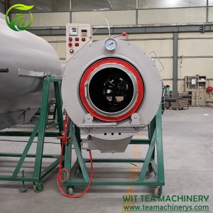 Μηχάνημα στερέωσης πράσινου τσαγιού 70cm θέρμανσης αερίου βαρελιού ZC-6CST-70