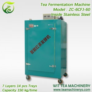 150 kg Kapacita zariadenia na fermentáciu čierneho čaju ZC-6CFJ-60